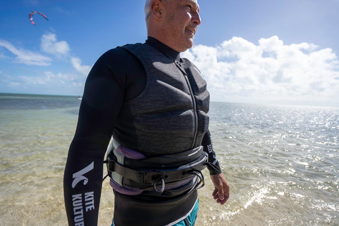 Kite Kulture Kitesurfing Impact Vest – Lightweight, Flexible & Protective Vest for Kitesurfing, Wakeboarding & Watersports