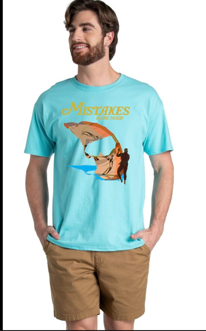 Mistakes Were Made – Kitesurfing Fails T-Shirt (XS–XXL, Multiple Colors)