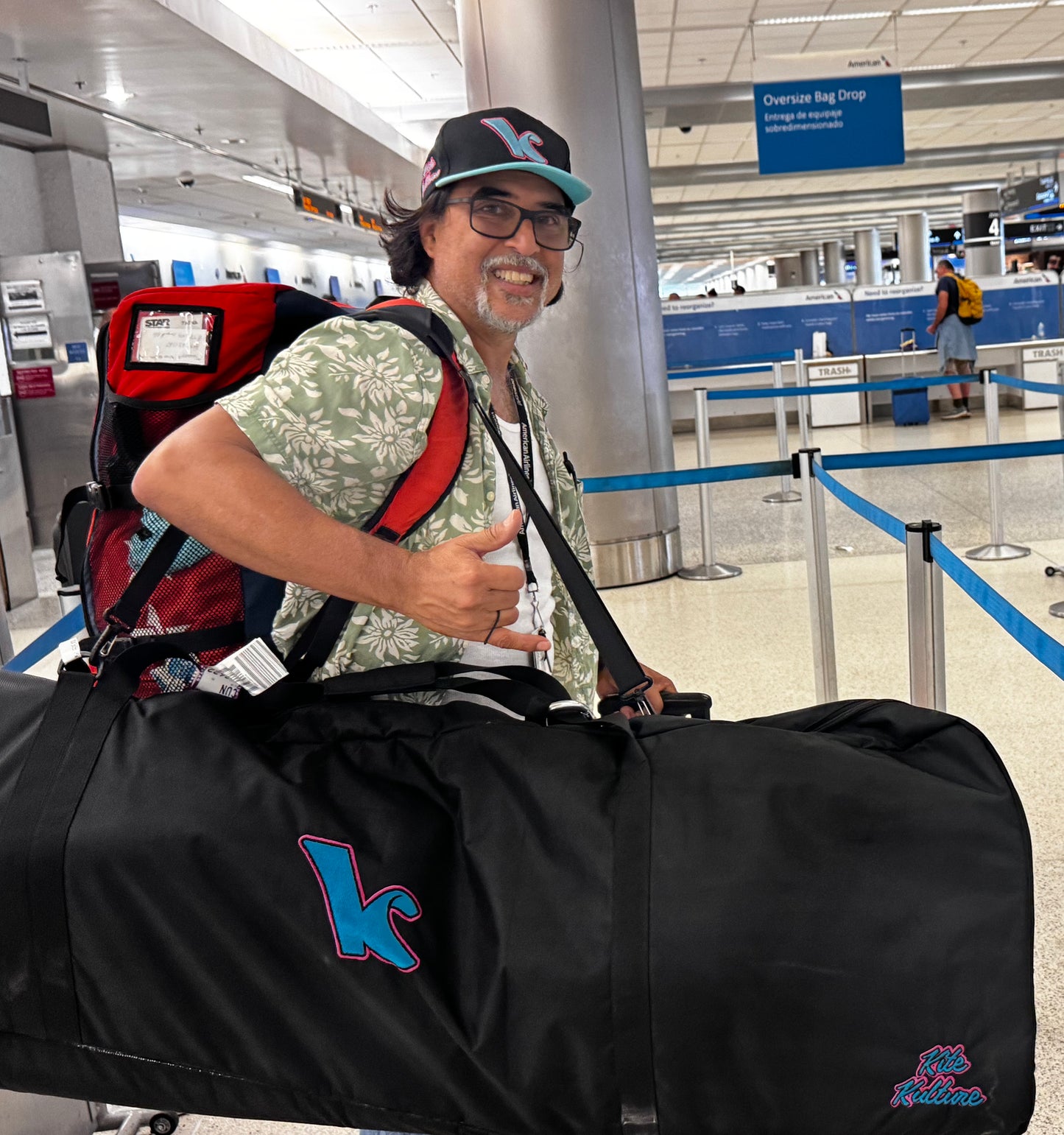 Kite Kulture Two Board Bag – Durable, Padded Kiteboard Bag for Two Boards up to 145cm
