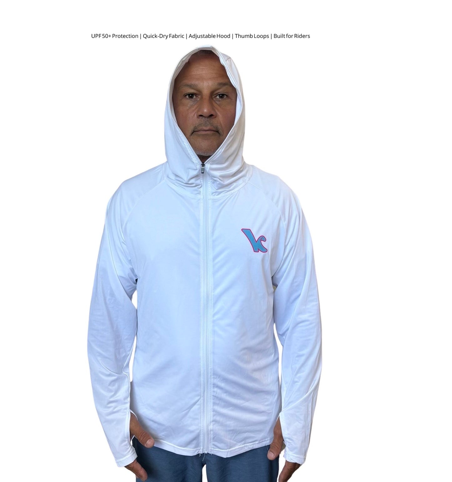 KiteKulture Logo White Long Sleeve Jacket