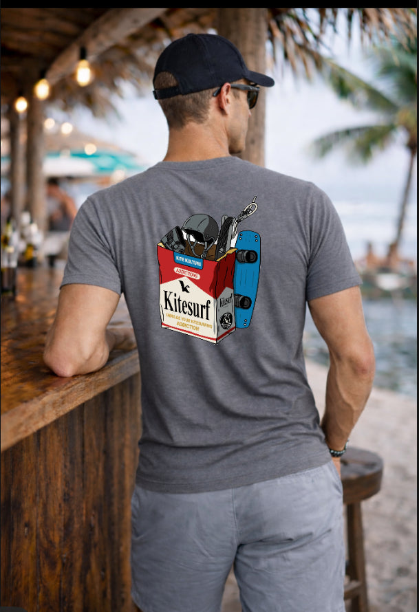 Kitesurf Addiction T-Shirt – Kiteboarding Lifestyle Tee for Kitesurfers & Water Sports Addicts