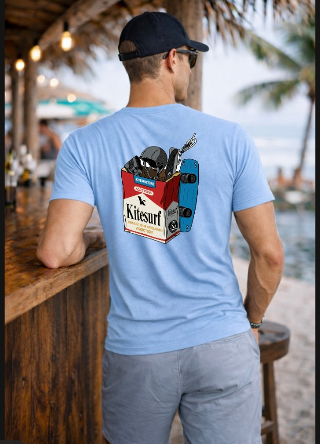 Kitesurf Addiction T-Shirt – Kiteboarding Lifestyle Tee for Kitesurfers & Water Sports Addicts