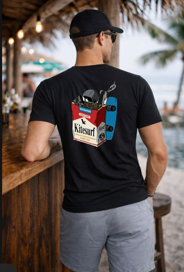 Kitesurf Addiction T-Shirt – Kiteboarding Lifestyle Tee for Kitesurfers & Water Sports Addicts