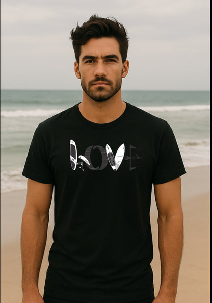 LOVE Watersports Tee – Kite, Foil, SUP, and Surf Design (XS–XXL)