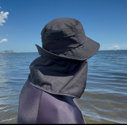Kite Kulture waterproof surf hat with UV protection” and “watersports hat for kitesurfing, SUP, wave riding