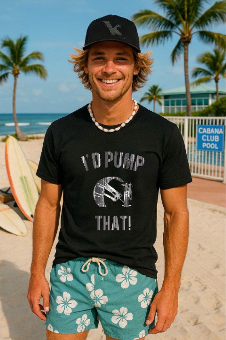 I’d Pump That – Funny Kiteboarding T-Shirt for Kitesurfers