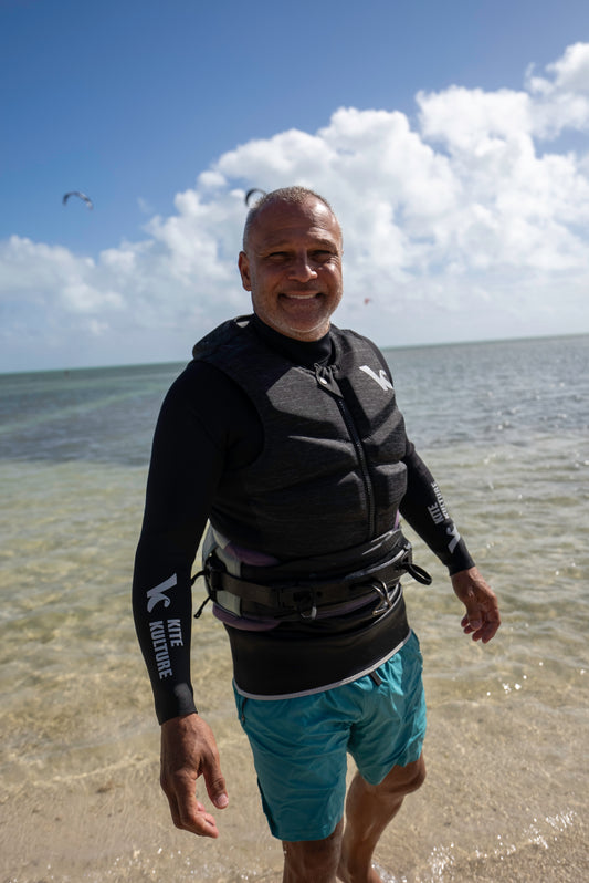 Kite Kulture impact vest front zip for kitesurfing
