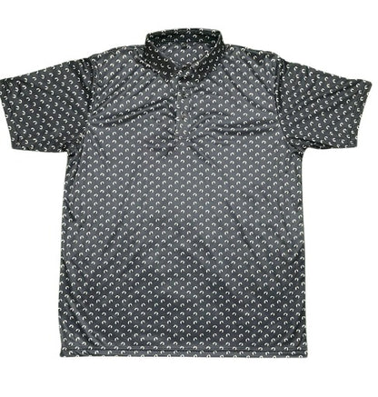 Kite Kulture Performance Polo – Stretch Dry-Fit Kitesurfing Shirt (Blue & Black)